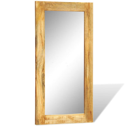 Miroir Mural En Bois Massif Rectangulaire 120 X 60 Cm