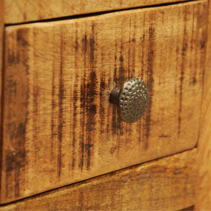 Table De Chevet Avec 1 Tiroir Bois Massif De Manguier