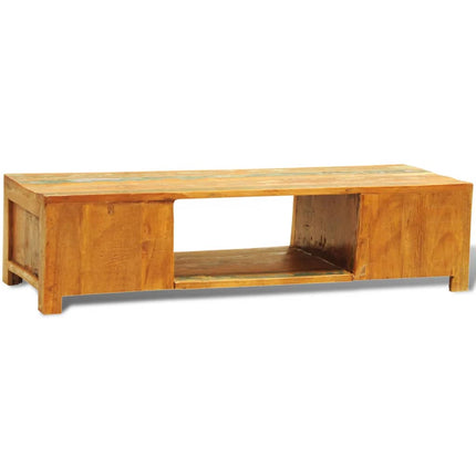 Meuble Tv Avec 2 Portes Bois De Récupération Vintage