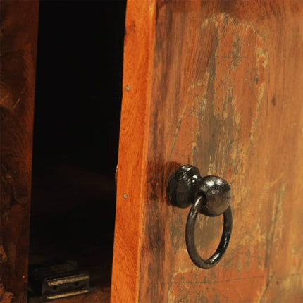 Meuble Tv Avec 2 Portes Bois De Récupération Vintage