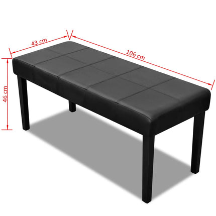 Banc En Cuir Synthétique De Haute Qualité