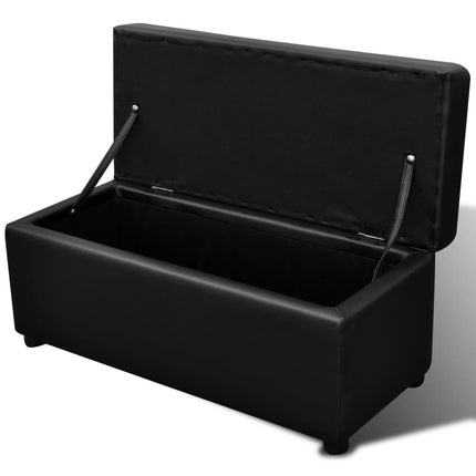 Set De Banc De Rangement En Simili Cuir