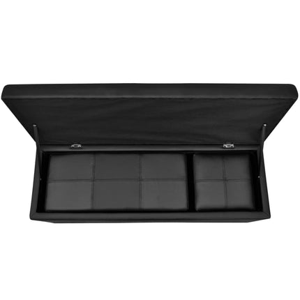 Set De Banc De Rangement En Simili Cuir