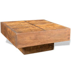 bois de manguier massif / 1 / 68 x 68 x 30 cm