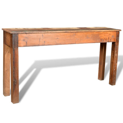Table Console Avec 3 Tiroirs Bois Recyclé