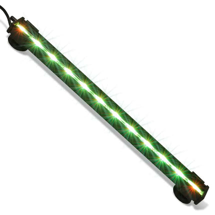 Lampe Led Rvb De Bulles Submersible D'aquarium 32 Cm Blanc