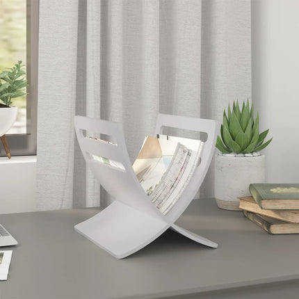 Porte-Revue En Bois Sur Pied Naturel