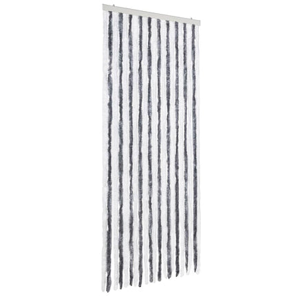 Moustiquaire Gris Et Blanc Chenille Anthracite Et Blanc