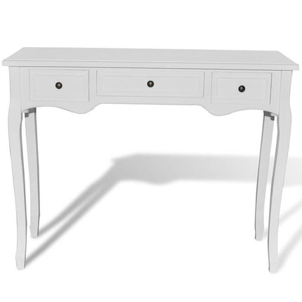 Table De Console Et Coiffeuse Avec 3 Tiroirs