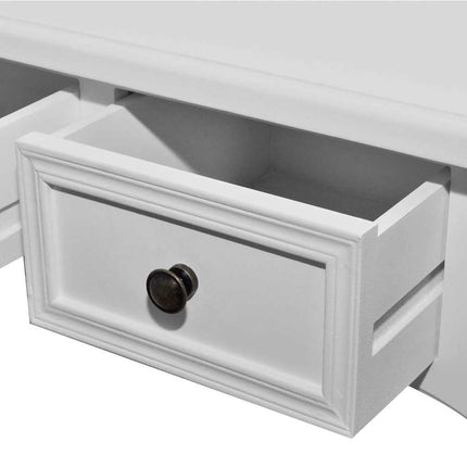 Table De Console Et Coiffeuse Avec 3 Tiroirs