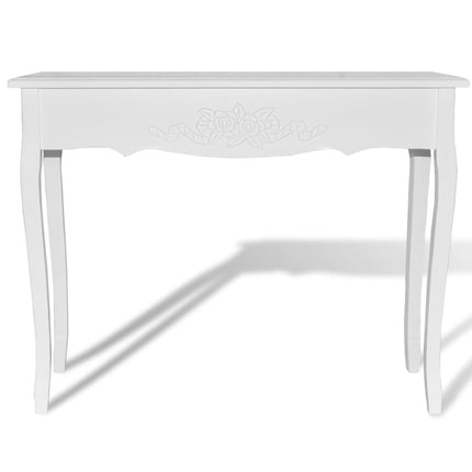 Table De Console Et Coiffeuse Blanc