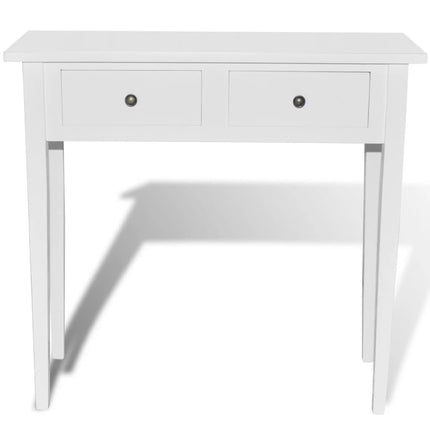 Table De Console Et Coiffeuse Avec 2 Tiroirs