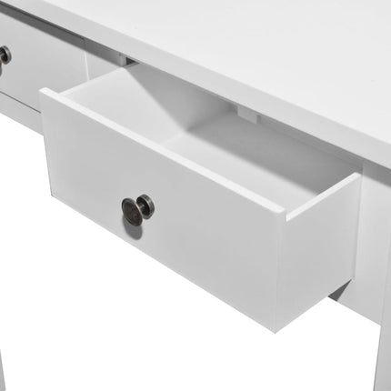Table De Console Et Coiffeuse Avec 2 Tiroirs