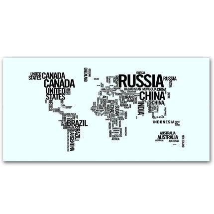 Bureau Rectangulaire Avec Motif De Carte Du Monde