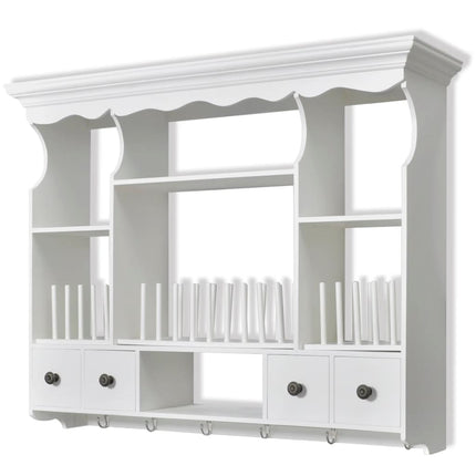 Armoire Murale De Cuisine En Bois Blanc