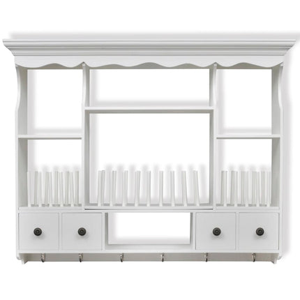 Armoire Murale De Cuisine En Bois Blanc