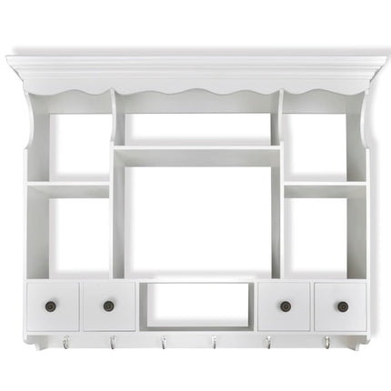 Armoire Murale De Cuisine En Bois Blanc