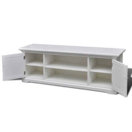 Meuble Tv Blanc Bois