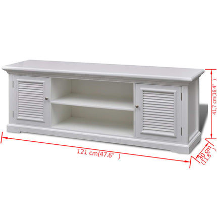 Meuble Tv Blanc Bois
