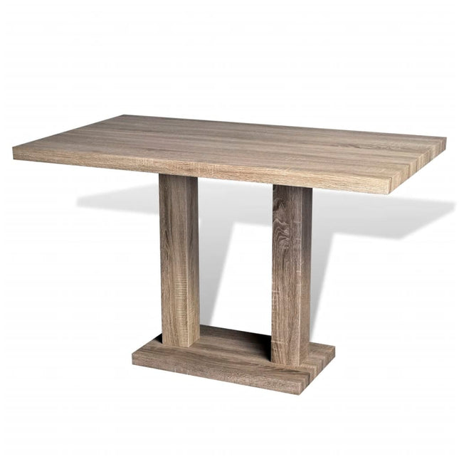Table De Salle À Manger Mdf Aspect De Chêne