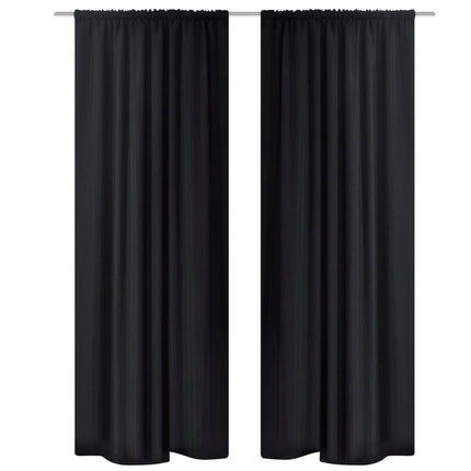 Rideau Occultant 2 Pcs À Double Couche 140 X
