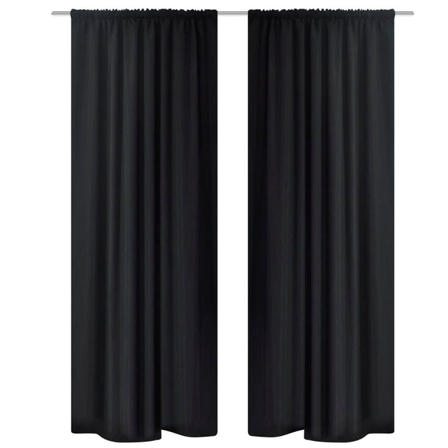 Rideau Occultant 2 Pcs À Double Couche 140 X