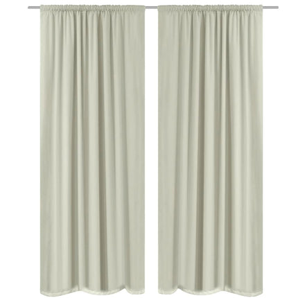 Rideau Occultant 2 Pcs À Double Couche 140 X