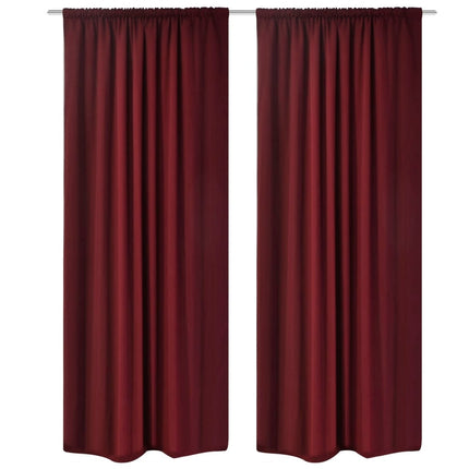 Rideau Occultant 2 Pcs À Double Couche 140 X