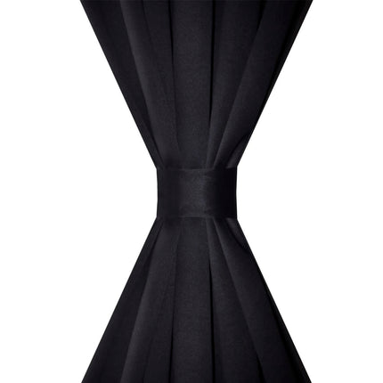 2 Pcs Rideau Blackout Occultant Tête À Fente