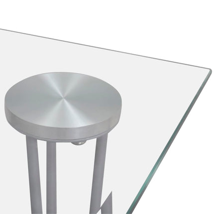 Table À Manger Et Dessus De Table En Verre Transparent