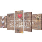 1 / 100 x 50 cm / Home sweet home
