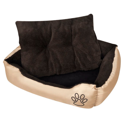 Lit Pour Chiens Beige Et