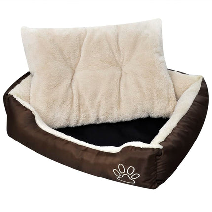 Lit Pour Chiens Beige Et