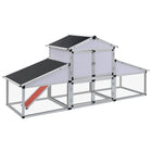 Poulailler Avec Rampes Et Nichoir Aluminium