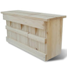 Maisons Pour Moineau 2 Pcs Bois 44 X 15,5 X 21,5 Cm