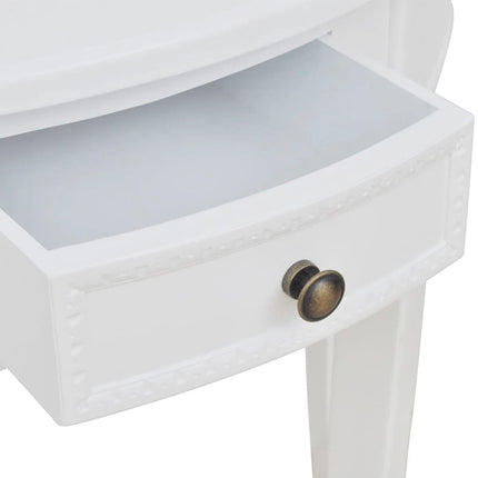 Table Console Avec Tiroir Demi-Ronde