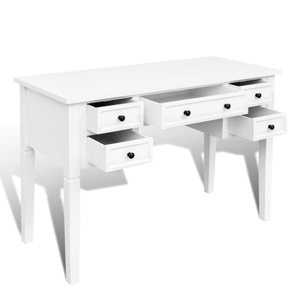 Bureau À 5 Tiroirs