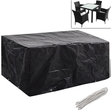 Housses De Salon De Jardin 2 Pcs Rotin 8 Œillets 113X113 Cm