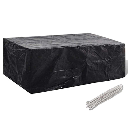 Housses De Salon De Jardin 2 Pcs Rotin 8 Œillets 113X113 Cm