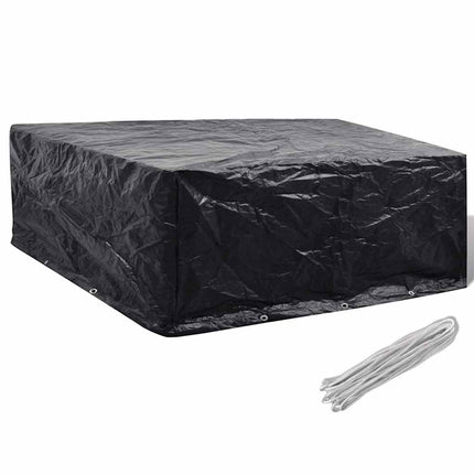Housses De Salon De Jardin 2 Pcs Rotin 8 Œillets 113X113 Cm