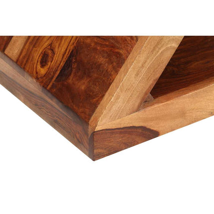 Table D'appoint Forme De Z Bois Massif