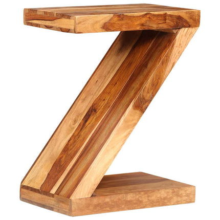Table D'appoint Forme De Z Bois Massif
