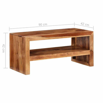 Table D'appoint Et Support Tv Bois Massif