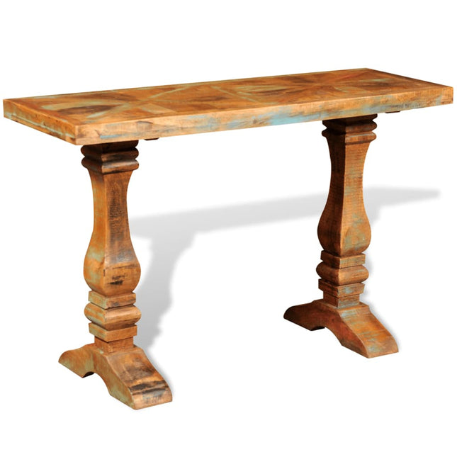 Table Console Bois De Récupération Massif