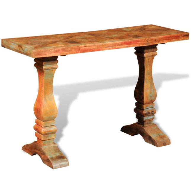 Table Console Bois De Récupération Massif