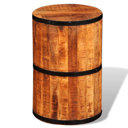 Tabouret De Bar Bois De Manguier Brut