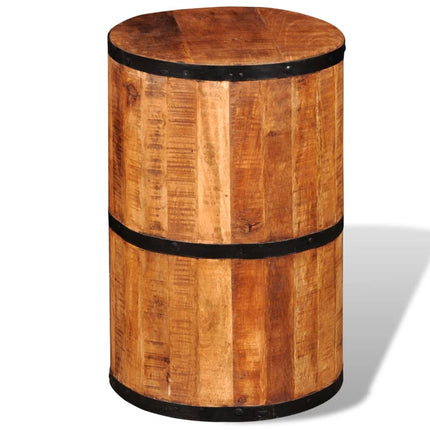 Tabouret De Bar Bois De Manguier Brut