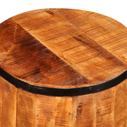 Tabouret De Bar Bois De Manguier Brut