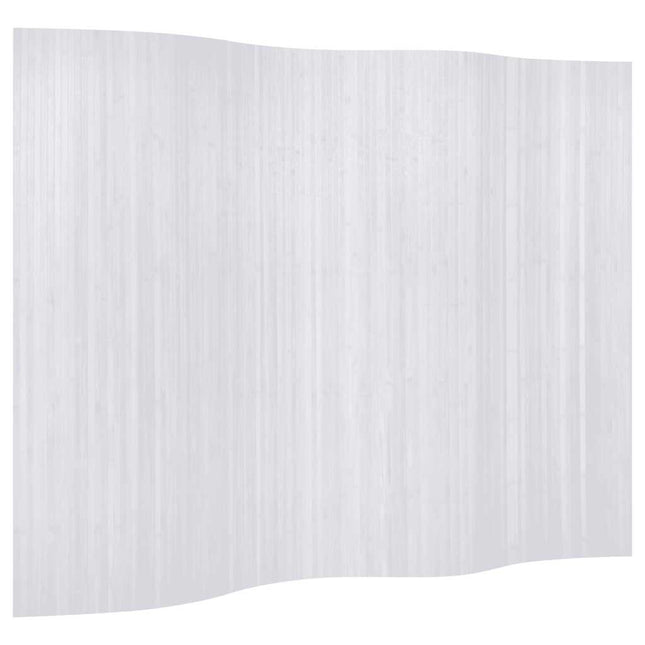Cloison De Séparation Bambou Blanc