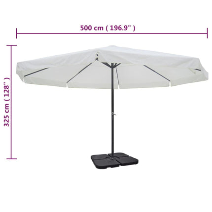 Parasol De Jardin Portable Aluminium